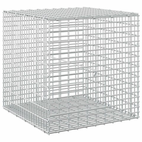 GABION Z DRUTU 5 MM I SIATKĄ 5X2,5 CM 50X50X50 CM