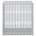 GABION Z DRUTU 5 MM I SIATKĄ 5X2,5 CM 50X50X50 CM