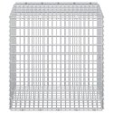 GABION Z DRUTU 5 MM I SIATKĄ 5X2,5 CM 50X50X50 CM