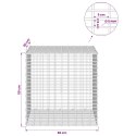 GABION Z DRUTU 5 MM I SIATKĄ 5X2,5 CM 50X50X50 CM