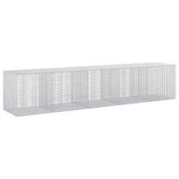 GABION Z DRUTU 5 MM I SIATKĄ 5X2,5 CM 500X100X100 CM