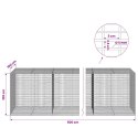 GABION Z DRUTU 5 MM I SIATKĄ 5X2,5 CM 500X100X100 CM