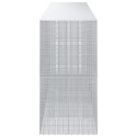 GABION Z DRUTU 5 MM I SIATKĄ 5X2,5 CM 500X100X200 CM