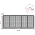 GABION Z DRUTU 5 MM I SIATKĄ 5X2,5 CM 500X100X200 CM