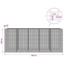 GABION Z DRUTU 5 MM I SIATKĄ 5X2,5 CM 500X50X200 CM