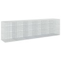 GABION Z DRUTU 5 MM I SIATKĄ 5X2,5 CM 550X100X150 CM