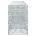 GABION Z DRUTU 5 MM I SIATKĄ 5X2,5 CM 550X100X150 CM