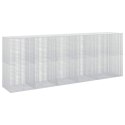 GABION Z DRUTU 5 MM I SIATKĄ 5X2,5 CM 550X100X200 CM