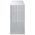 GABION Z DRUTU 5 MM I SIATKĄ 5X2,5 CM 550X100X200 CM