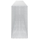 GABION Z DRUTU 5 MM I SIATKĄ 5X2,5 CM 550X50X100 CM