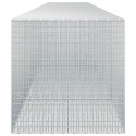 GABION Z DRUTU 5 MM I SIATKĄ 5X2,5 CM 600X100X100 CM