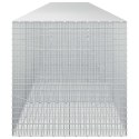 GABION Z DRUTU 5 MM I SIATKĄ 5X2,5 CM 650X100X100 CM