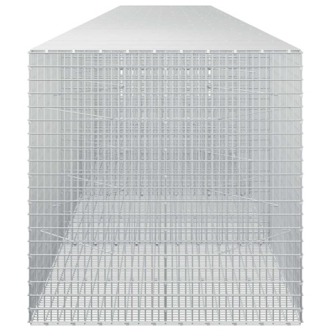 GABION Z DRUTU 5 MM I SIATKĄ 5X2,5 CM 650X100X100 CM