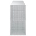 GABION Z DRUTU 5 MM I SIATKĄ 5X2,5 CM 650X100X200 CM