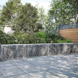 GABION Z DRUTU 5 MM I SIATKĄ 5X2,5 CM 650X100X50 CM