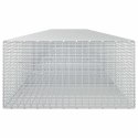 GABION Z DRUTU 5 MM I SIATKĄ 5X2,5 CM 650X100X50 CM