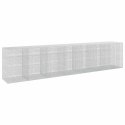 GABION Z DRUTU 5 MM I SIATKĄ 5X2,5 CM 700X100X150 CM