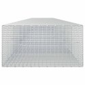 GABION Z DRUTU 5 MM I SIATKĄ 5X2,5 CM 700X100X50 CM