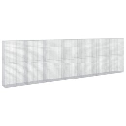 GABION Z DRUTU 5 MM I SIATKĄ 5X2,5 CM 700X50X200 CM