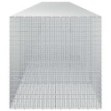 GABION Z DRUTU 5 MM I SIATKĄ 5X2,5 CM 800X100X100 CM