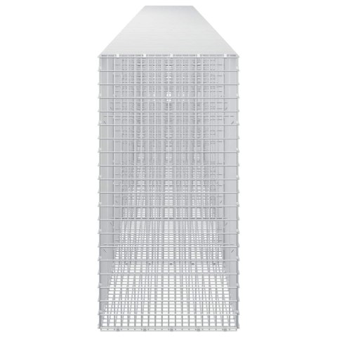 GABION Z DRUTU 5 MM I SIATKĄ 5X2,5 CM 800X50X100 CM