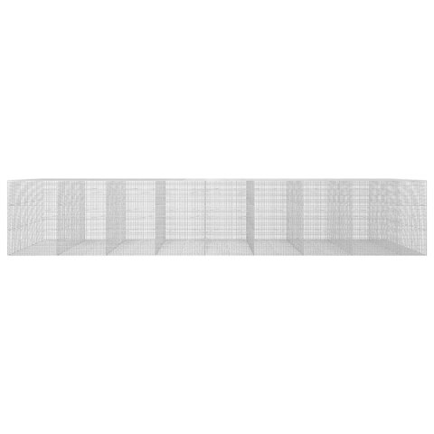 GABION Z DRUTU 5 MM I SIATKĄ 5X2,5 CM 850X100X150 CM