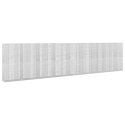 GABION Z DRUTU 5 MM I SIATKĄ 5X2,5 CM 850X50X200 CM