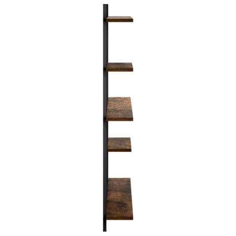 PÓŁKA ŚCIENNA DĄB WĘDZONY 102 X 13,5 X 102,5 CM