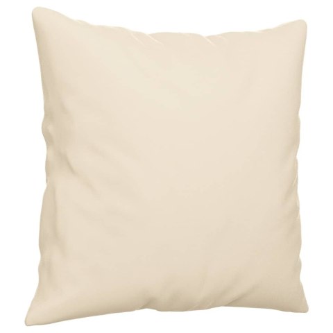 VidaXL 2-osobowa sofa z poduszkami, beżowa, 120 cm, mikrofibra