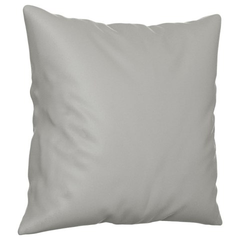VidaXL 2-osobowa sofa z poduszkami, jasnoszara, 120 cm, mikrofibra