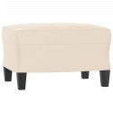 VidaXL 4-cz. komplet wypoczynkowy z poduszkami, beżowy, mikrofibra