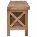 VidaXL Szafka pod TV, 3 szuflady, 120x30x40 cm, lite drewno mahoniowe