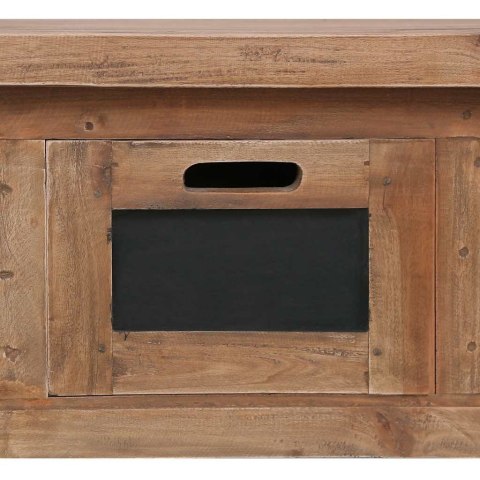 VidaXL Szafka pod TV, 3 szuflady, 120x30x40 cm, lite drewno mahoniowe