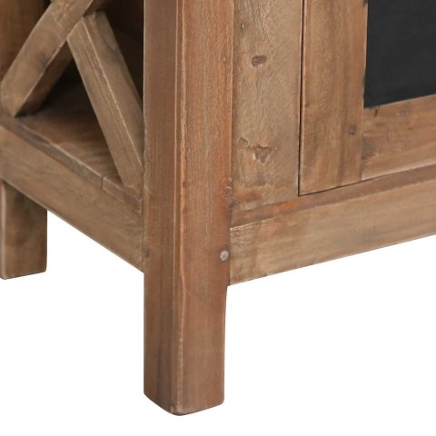 VidaXL Szafka pod TV, 3 szuflady, 120x30x40 cm, lite drewno mahoniowe