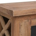 VidaXL Szafka pod TV, 3 szuflady, 120x30x40 cm, lite drewno mahoniowe