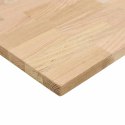 VidaXL Blat biurka, surowe, 100x80x2,5 cm, lite drewno dębowe