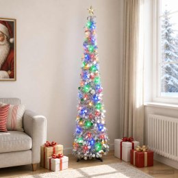 VidaXL Choinka LED pop-up z gwiazdą na czubku 180 cm 100 LED PET