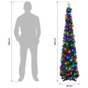 VidaXL Choinka LED pop-up z gwiazdą na czubku 180 cm 100 LED PET