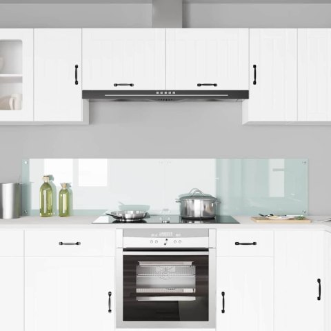 VidaXL Panel kuchenny 2 szt. Biały 100 x 40 cm szkło hartowane