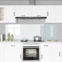 VidaXL Panel kuchenny 2 szt. Biały 100 x 60 cm szkło hartowane