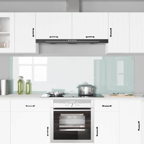 VidaXL Panel kuchenny 2 szt. Biały 100 x 60 cm szkło hartowane