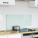 VidaXL Panel kuchenny Mleko 80 x 40 cm szkło hartowane