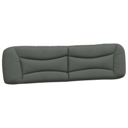 VidaXL Poduszka na wezgłowie, Hvar, ciemnoszara, 200 cm, tkanina