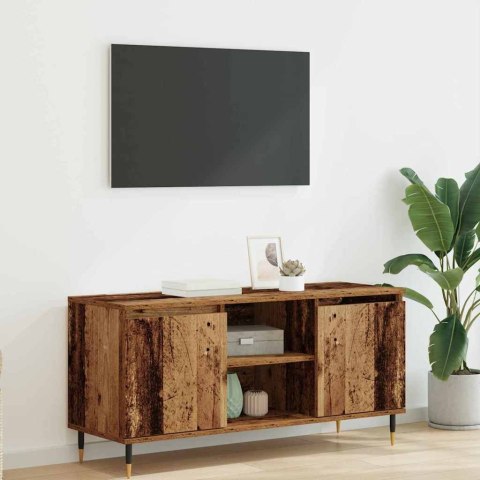 VidaXL Szafka pod telewizor 104 x 35 x 50 cm Stare drewno