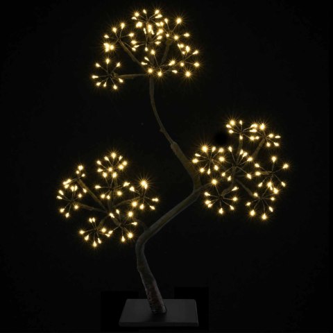 VidaXL Choinka LED w kształcie litery S 2 szt. Czarny 45 cm