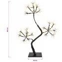 VidaXL Choinka LED w kształcie litery S 2 szt. Czarny 45 cm