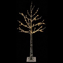 VidaXL Ośnieżona choinka LED brązowy 22 x 22 x 120 cm