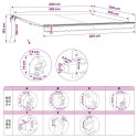 MARKIZA AUTOMATYCZNA 400CM NIEBIESKO-BIAŁA
