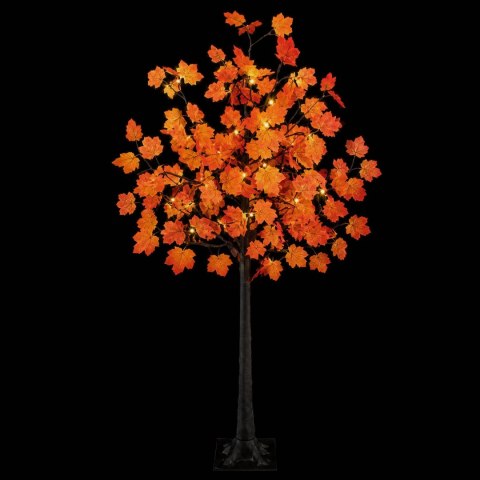 VidaXL Choinka LED drzewko klonowe brązowy 120 cm