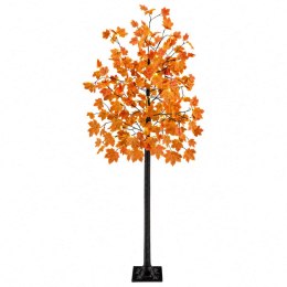 VidaXL Choinka LED drzewko klonowe brązowy 210 cm